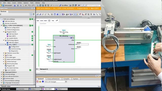 SIEMENS S7 1200 ile Delta Asda-B Servo Kontrolü смотреть онлайн