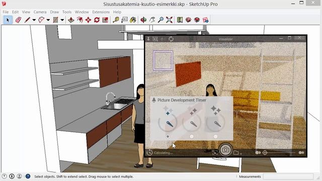 Sketchup - Visualizer-käyttöönotto смотреть онлайн