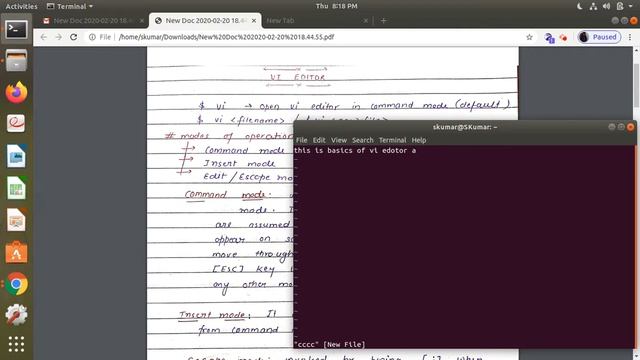 Basics of Vi editor - Unix/Linux смотреть онлайн