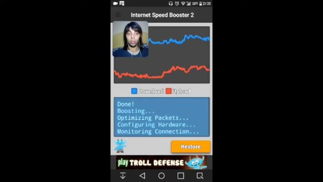 Internet Speed Booster apk app para android impulso de frequência смотреть онлайн