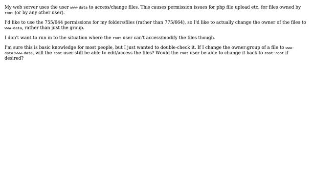 Ubuntu: Can the root user change the owner of a file that he doesn't own? смотреть онлайн