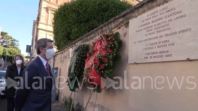 D'Antona, Orlando e Landini in via Salaria per anniversario morte смотреть онлайн