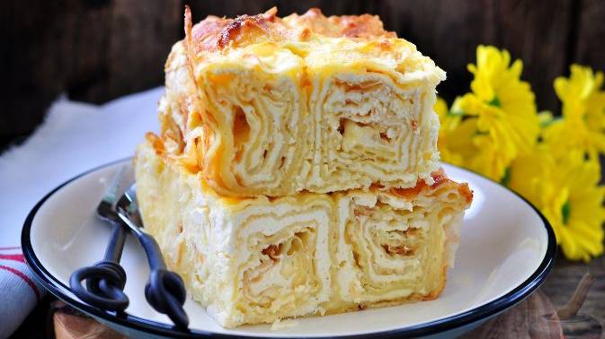 На вкус и на вид как настоящая. ФАЛЬШИВАЯ БАНИЦА ИЗ ЛАВАША