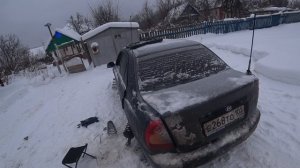 ставлю проставки на задние амортизаторы хендай акцент