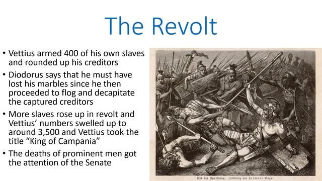 Titus Minucius Vettius, Led a Slave Revolt, 104 BCE смотреть онлайн