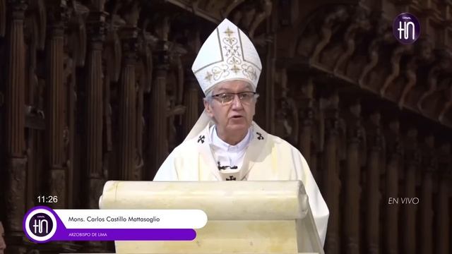 Canal HN: EN VIVO con la Misa desde la Basílica Catedral de Lima смотреть онлайн