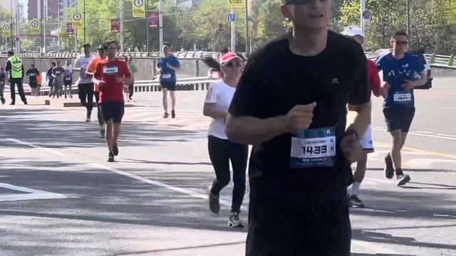 Алматы Полумарафон 2022. 14 километр. 17 апреля 2022. Almaty Half Marathon 21.1. April 2022. смотреть онлайн