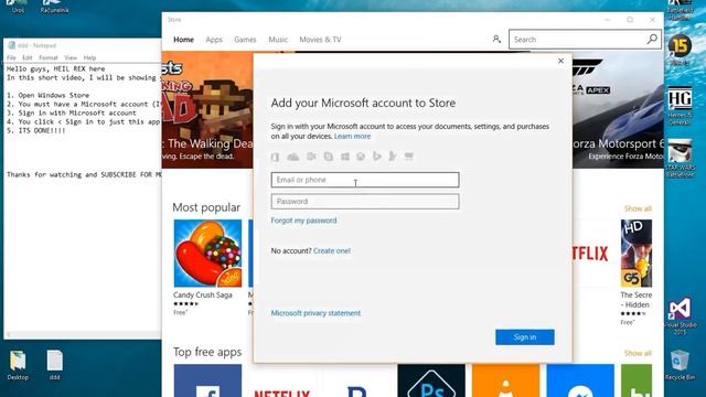 How to Sign in Windows Store | 100% WORKING смотреть онлайн