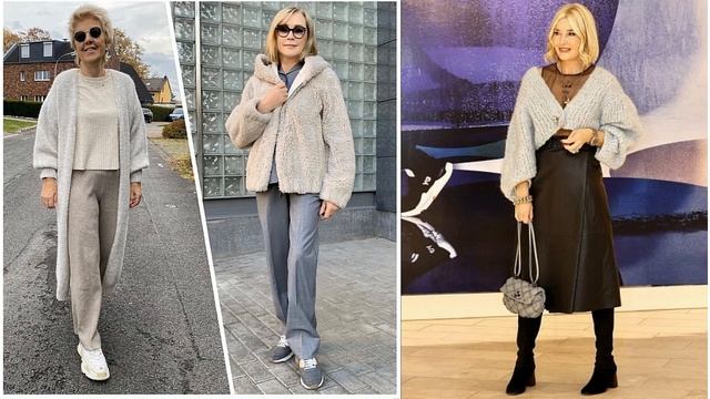 УТЕПЛЯЕМСЯ СТИЛЬНО 💖 МОДНЫЕ ОБРАЗЫ 2024 ДЛЯ ЖЕНЩИН 50+ смотреть онлайн