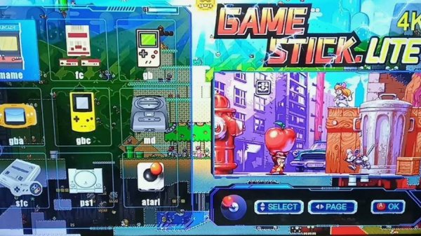 Как изменить фоновые рисунки на Game Stick Lite