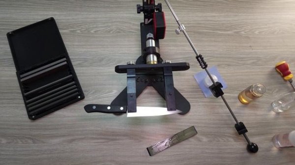 138. Заточка кухонного универсала  Tojiro сталь VG-10,  Веневский карбид кремния