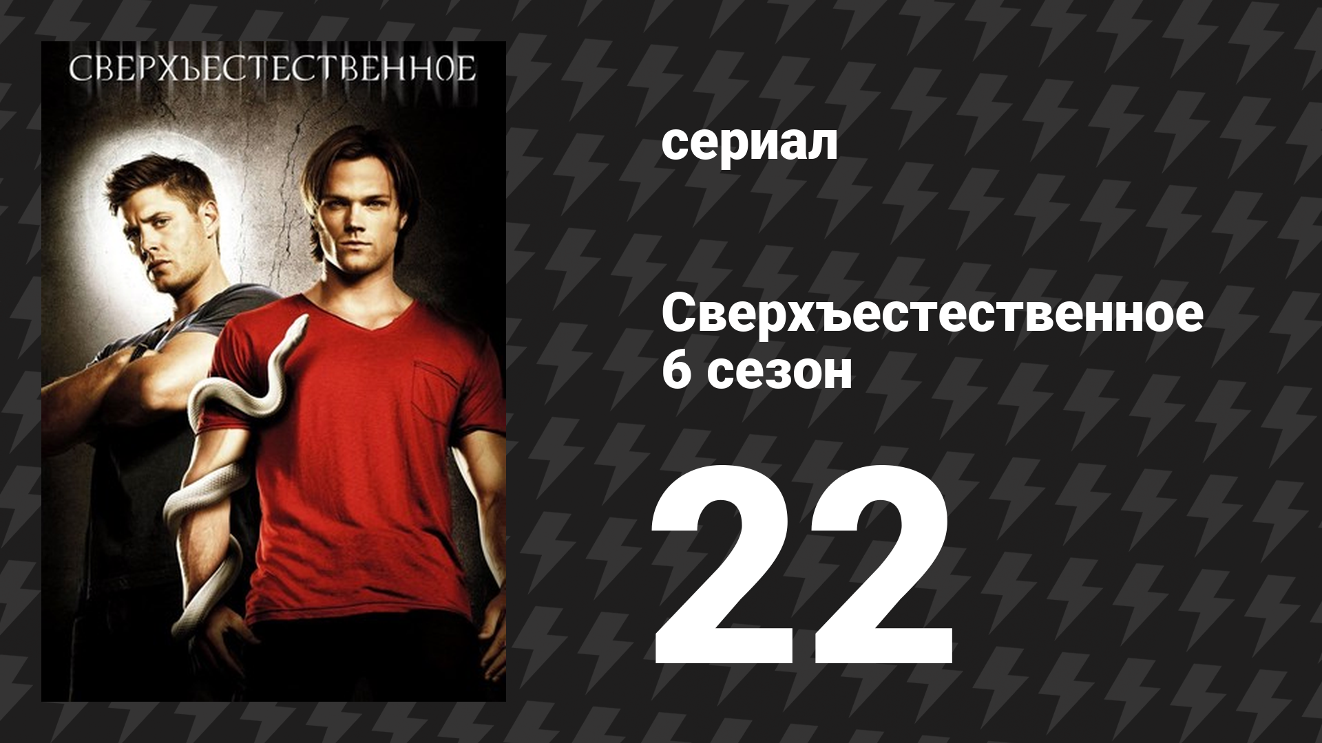 Сверхъестественное 6 сезон 22 серия «Человек, который слишком много знал» (сериал, 2010-2011) смотреть онлайн