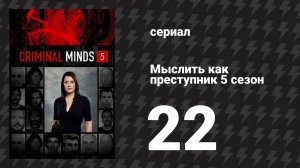 Мыслить как преступник 5 сезон 22 серия «Интернет навсегда» (сериал, 2005-2020)
