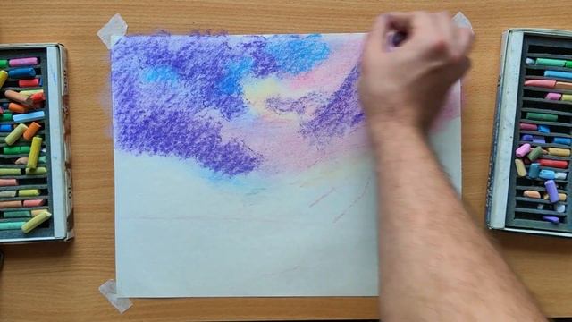 КАК РИСОВАТЬ ПАСТЕЛЬЮ! Обучающий урок + рисунок пастелью смотреть онлайн