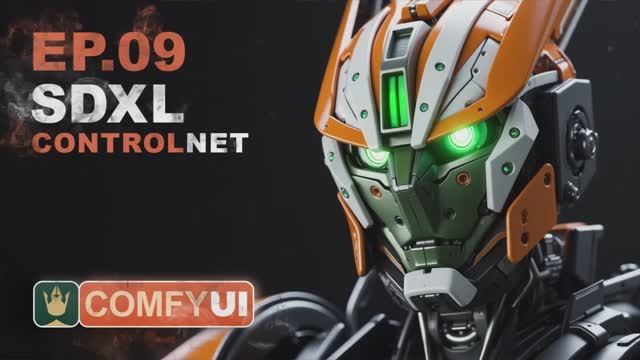 Уроки ComfyUI - Использование SDXL ControlNet Union EP09 смотреть онлайн