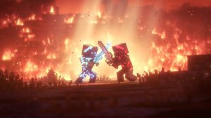 Сражение с Демонами — Мультик с Персонажами Майнкрафт