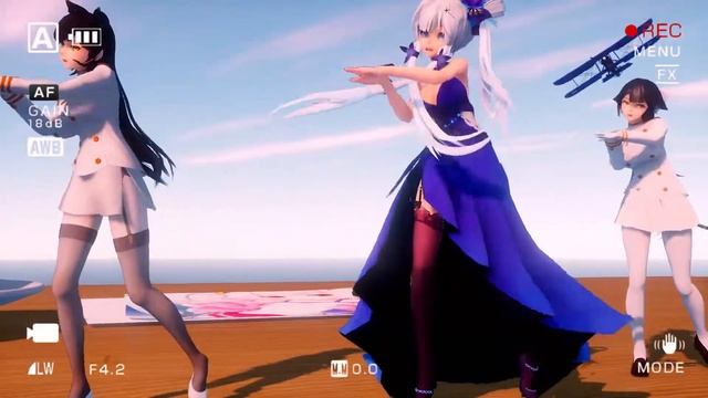 【碧蓝航线MMD】天呐，手办自己动起来了 смотреть онлайн