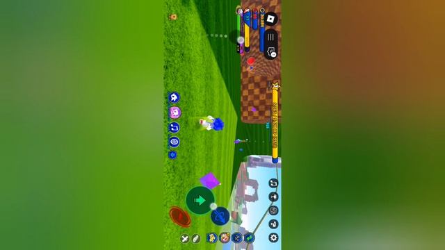 зелёные холмы в Sonic Speed Simulator