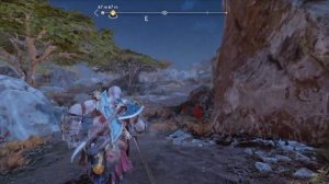 God of War Ragnarok how to get to jungle from the crater in Vanaheim