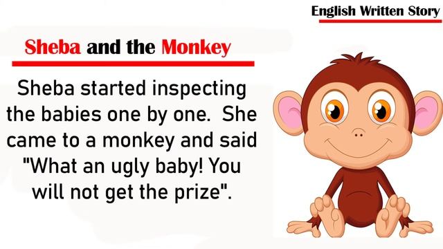 Sheba and Monkey | Written Moral Stories in English | Story With a Good Moral | Bedtime Story | 032 смотреть онлайн