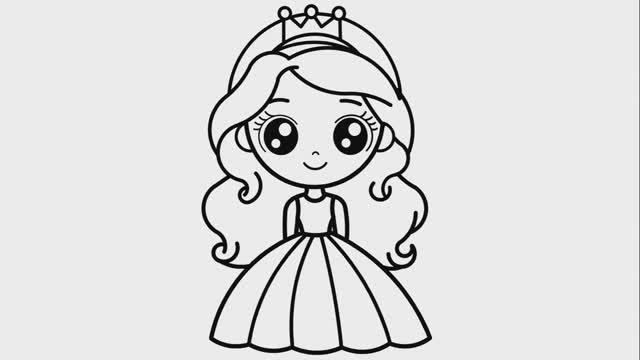 КАК НАРИСОВАТЬ КРАСИВУЮ ДЕВОЧКУ ПРИНЦЕССУ КАК ИЗ СКАЗКИ смотреть онлайн