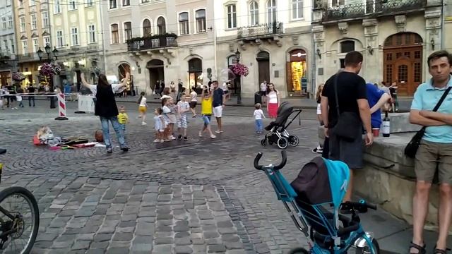 Площа Ринок у Львові 31 липня 2020 р.