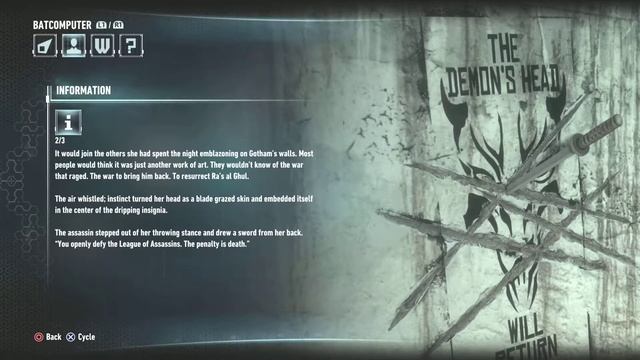Let's Play Batman: Arkham Knight Episode 60 "The Demon's Head" смотреть онлайн