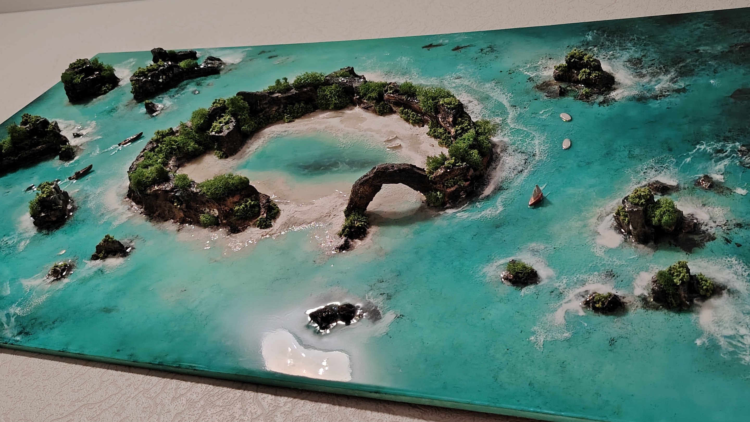 3D картина из смолы