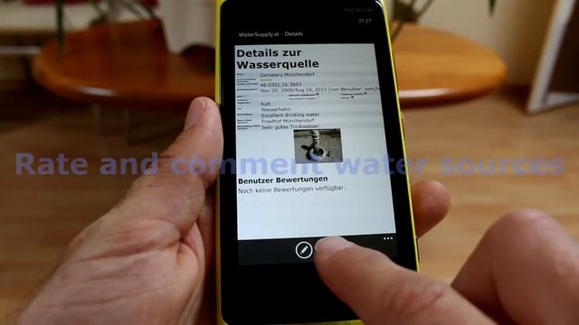 WaterSupply.at: Find drinking water (for iOS, Android, and Windows Phone 8) смотреть онлайн