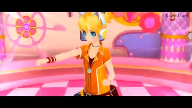 Kagamine Len - PonPonPon перевод rus sub смотреть онлайн
