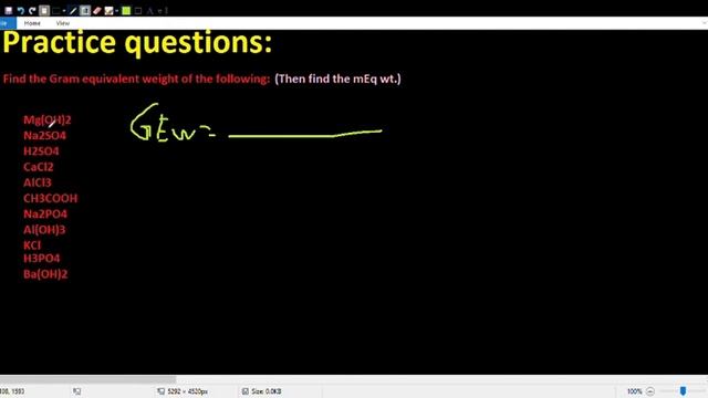 PA| Module 1 | Gram equivalent weight and mEq wt. смотреть онлайн