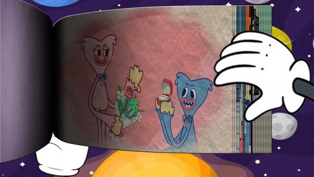 HUGGY WUGGY BECOMES RICH BUT KISSY MISSY IS VERY SAD Poppy Playtime FlipBook Animation смотреть онлайн