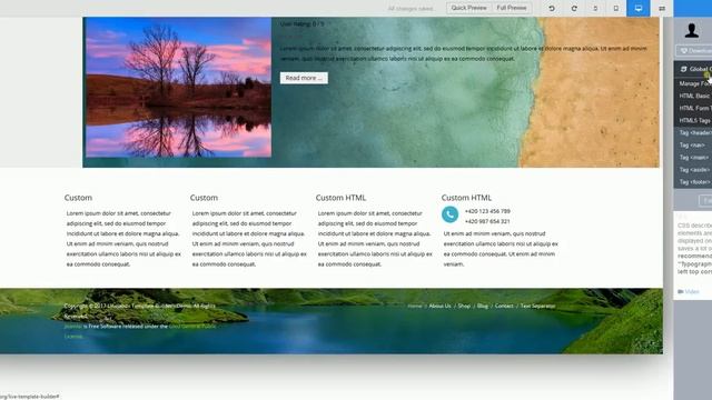 Custom Background Image + Parallax For Joomla! Template