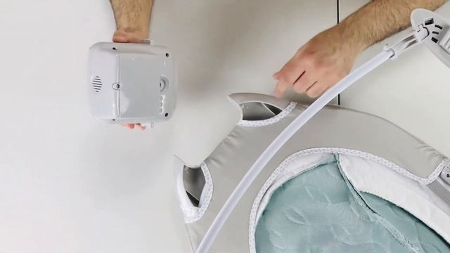 Ingenuity Automatic Bouncer: Battery Change  - Remove Music Box [Fast!]