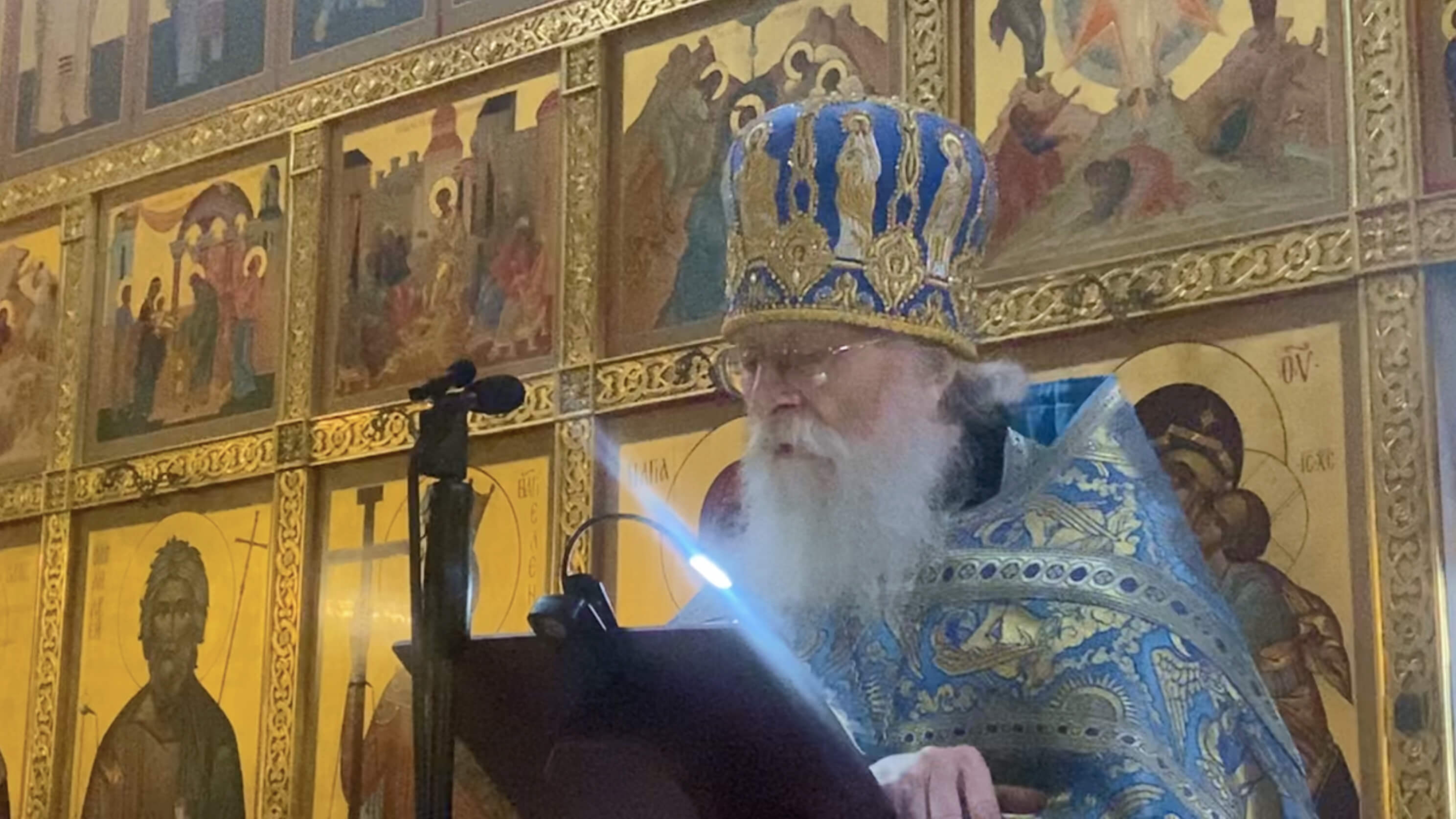 Похвала Пресвятой Богородицы (Суббота акафиста). Проповедь на вечернем богослужении 04.04.2025 г. смотреть онлайн