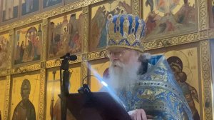 Похвала Пресвятой Богородицы (Суббота акафиста). Проповедь на вечернем богослужении 04.04.2025 г.