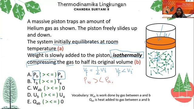 Thermodinamika Lingkungan week 4 - heat capacity dan internal energy смотреть онлайн