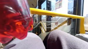 Поездка на автобусе НефАз 5299-40-52 по маршруту 19 в Красноярске! (гос В125ТЕ)