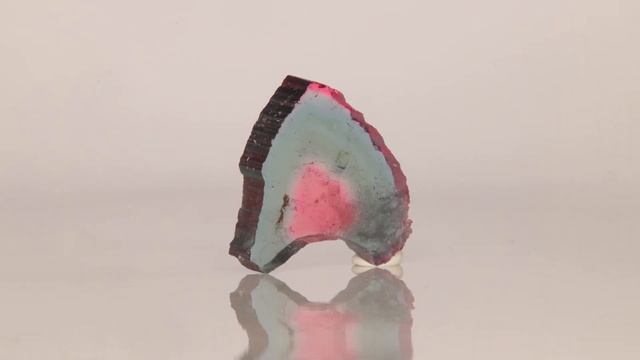 Sliced Watermelon Tourmaline Crystal 12.88 Carats смотреть онлайн