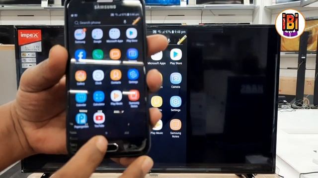 How to Connect Android phone to Impex Android LED TV| Screen Mirroring смотреть онлайн