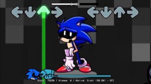 Противостоишь самому себе! Соник в Friday Night Funkin'