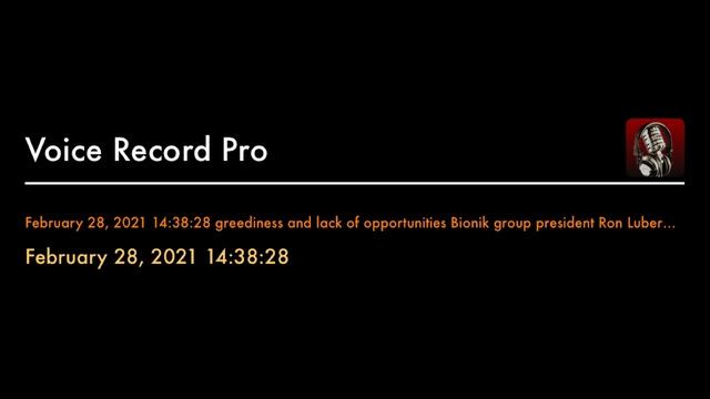 February 28, 2021 14:38:28 greediness and lack of opportunities Bionik group president Ron Luberman смотреть онлайн