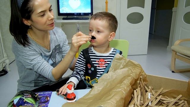 Открываем коробки с сюрпризами MegaBox / Много неожиданных и полезных подарков Для Клима и папы смотреть онлайн