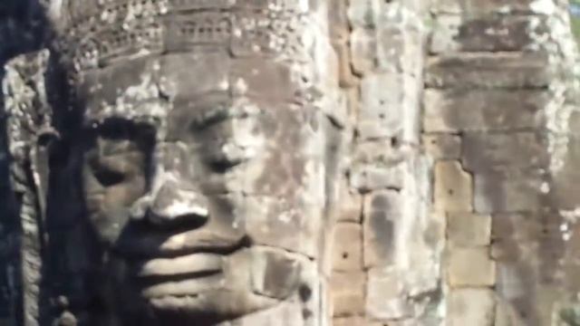 Visit Bayon Temple Angkor Thom in Siem Reap Province of Cambodia Only Beautiful Place in the worl смотреть онлайн