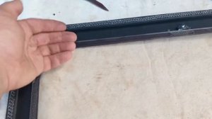 Установка стекла в каминную дверь 🔥