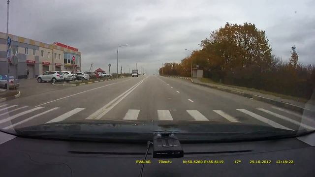 TrendVision Drive 700 на КРИС П1 в спину режим Трасса смотреть онлайн