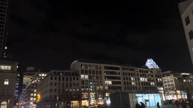 Центр #Франкфурта январь 2024. смотреть онлайн