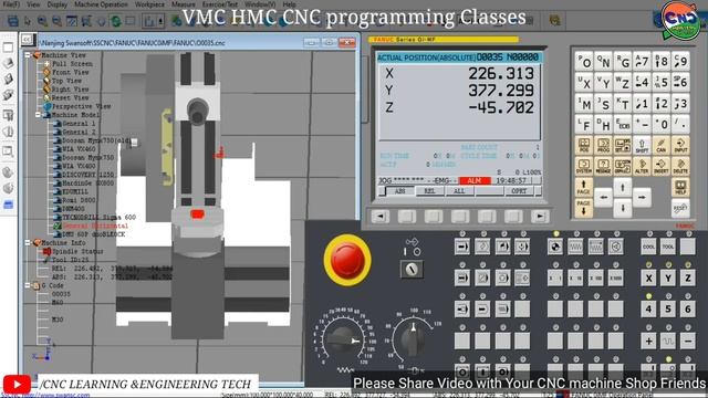 How to Choose HMC model in CNC simulator смотреть онлайн