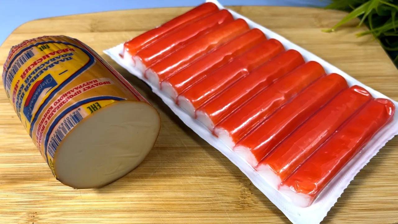 Просто возьмите крабовые палочки и КОПЧЕНЫЙ СЫР! Совсем НЕ СЛОЖНО, быстро и вкусно ОЧЕНЬ! смотреть онлайн