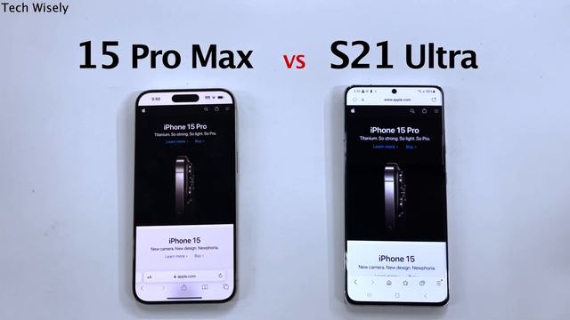 iPhone 15 Pro Max vs S21 Ultra - Speed Performance Test смотреть онлайн